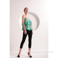 Women's Tiered Floral Print Top